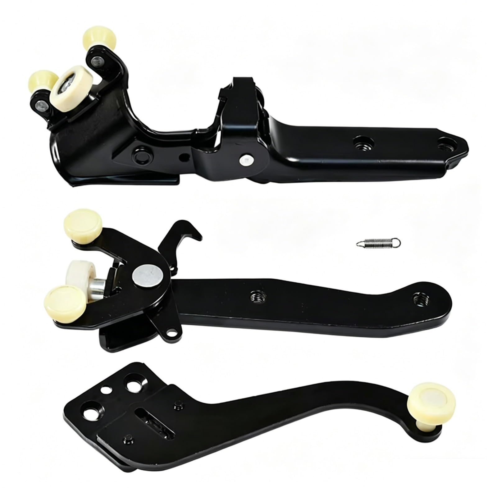 Dzwdy One Color Sliding Door Roller Guide Compatible With Vw T5 For Transporter Rhd Car Accessories Left Sliding Door Roller Upper Middle Lower Hinges Guide 1 Set 7H0843435