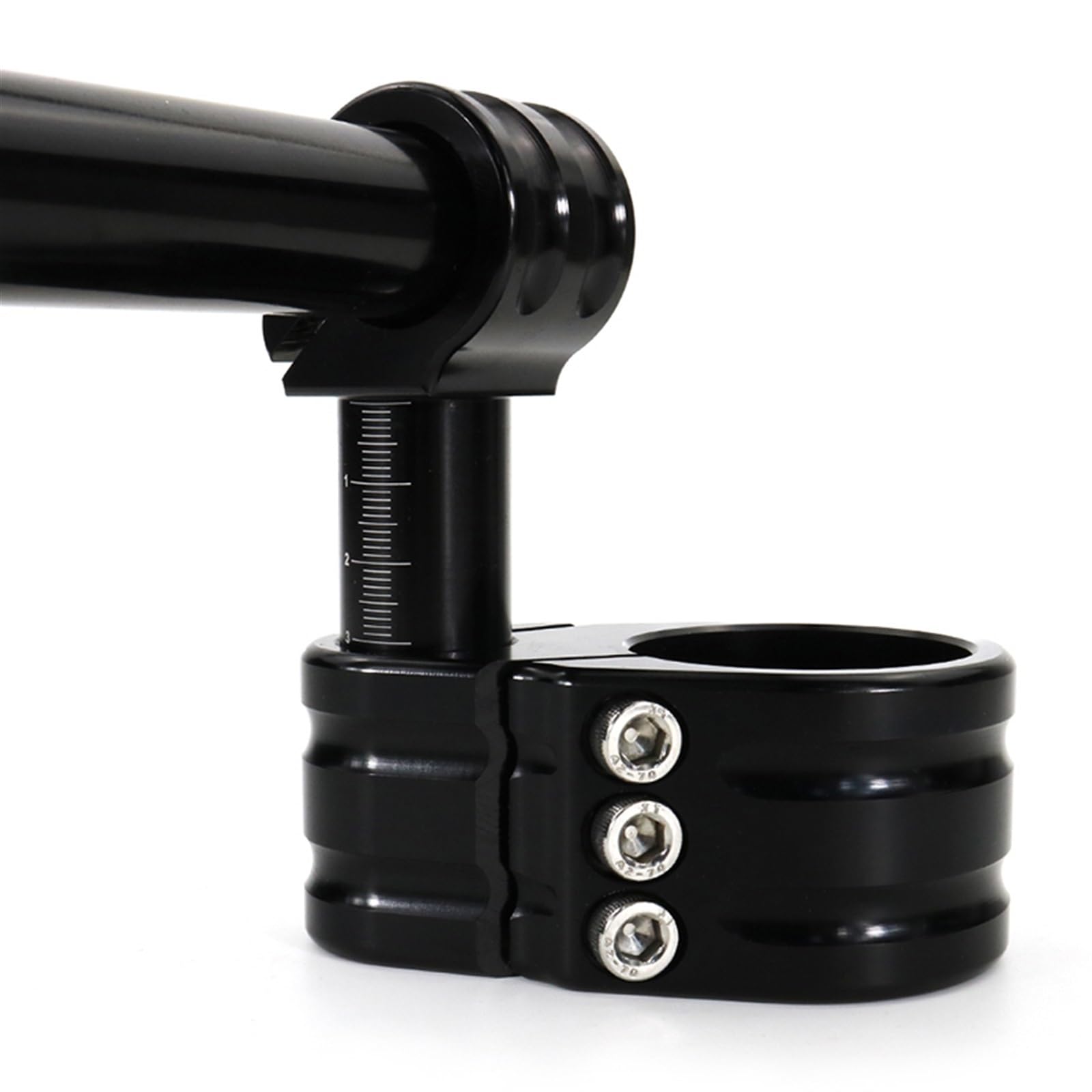 Riser Manubrio Per Ducati Multistrada 950/1200 2017- In Alluminio 6061-T6 - Argento - Foto 9