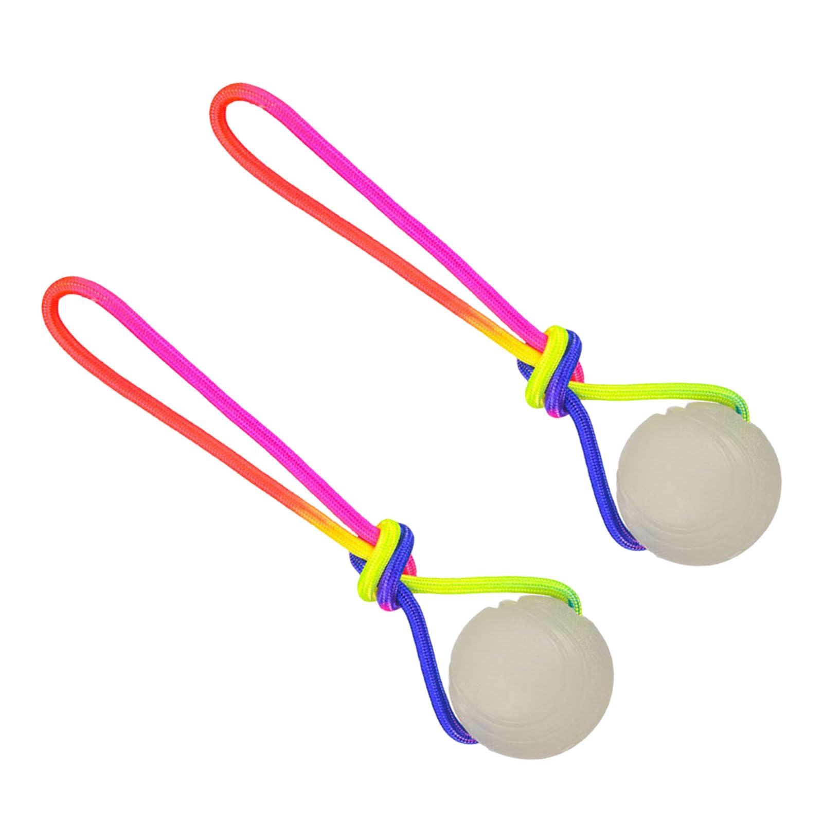 MICFENY Interactively Pet Ball Flashing Rolling Jumping Waterproof Dogs Chew Toy Ball for Aggressive Chewers