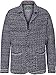 Produktbild Charles Colby Herren Strickjacke Treva (Freizeit-Sakko, Herren-Blazer) dunkelblau L - 52/54