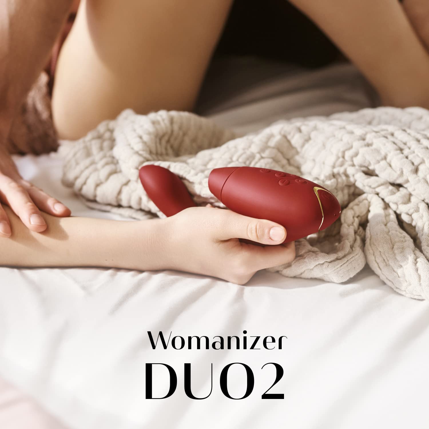 Womanizer Duo 2 Vibratore Succhia-Clitoride per Donna - Succhiatore clitorideo - Stimolazione Punto G - Smart Silence - Sex Toy Rabbit - 14 intensità di vibrazione e suzione - Impermeabile - Bordeaux