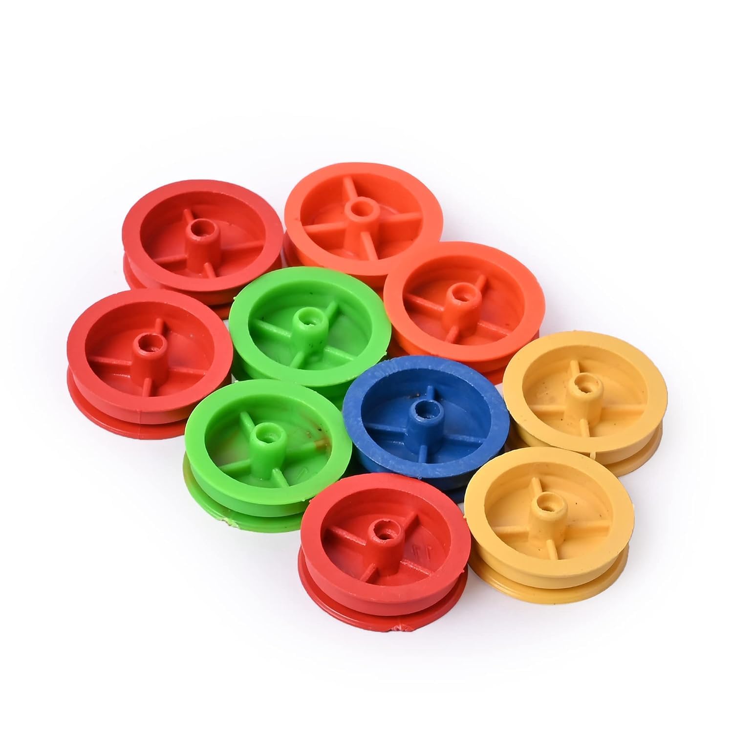 Scienceque Big Pulley for Toy Motor and Science Projects Experiments- Multi Color-image-25