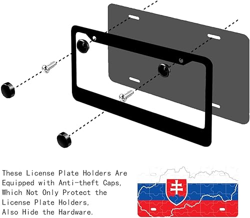 Miniatura 4 de The Slovak Republic - Calcomanías para placa de matrícula para coche, accesorios de mapa, rompecabezas adecuados para automóviles, camiones o SUV