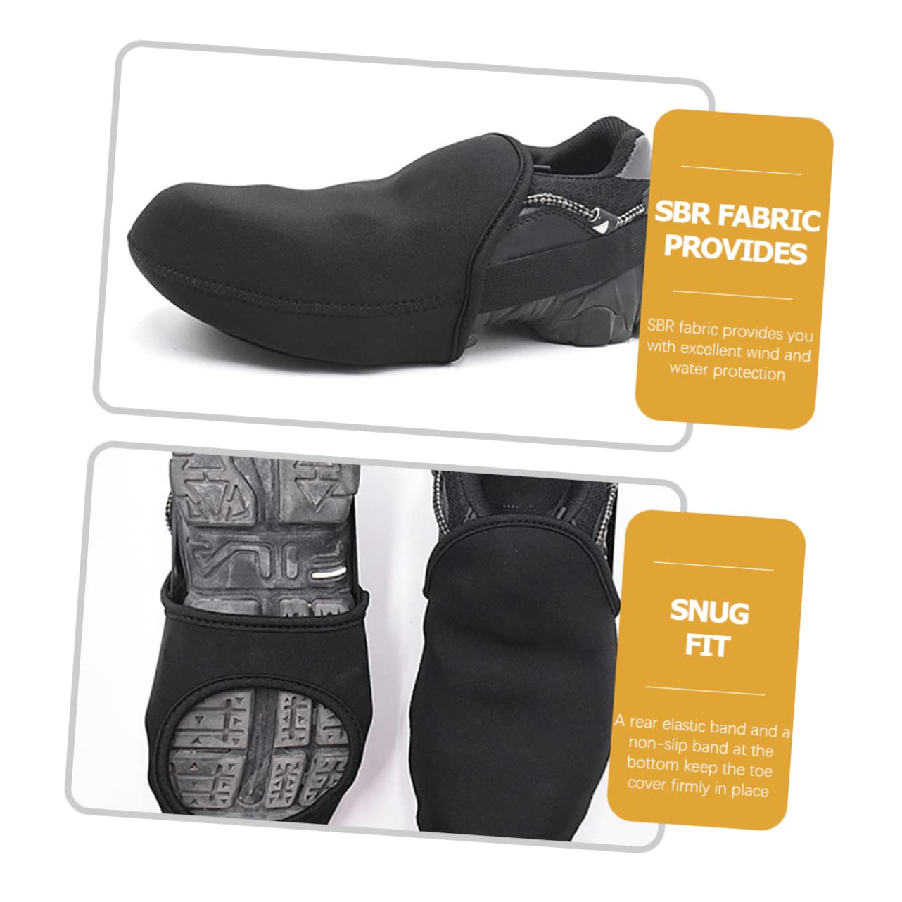 UKCOCO Cubrezapatillas de Térmicos y Resistentes Accesorios Prácticos de Bicicleta