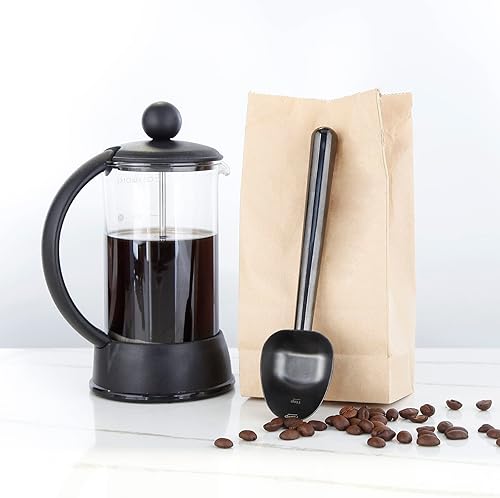 Miniatura 3 de Easyworkz Cuchara de café de acero inoxidable con mango largo y hueco, cuchara medidora de 0.27 oz para café molido y té de hojas sueltas, color