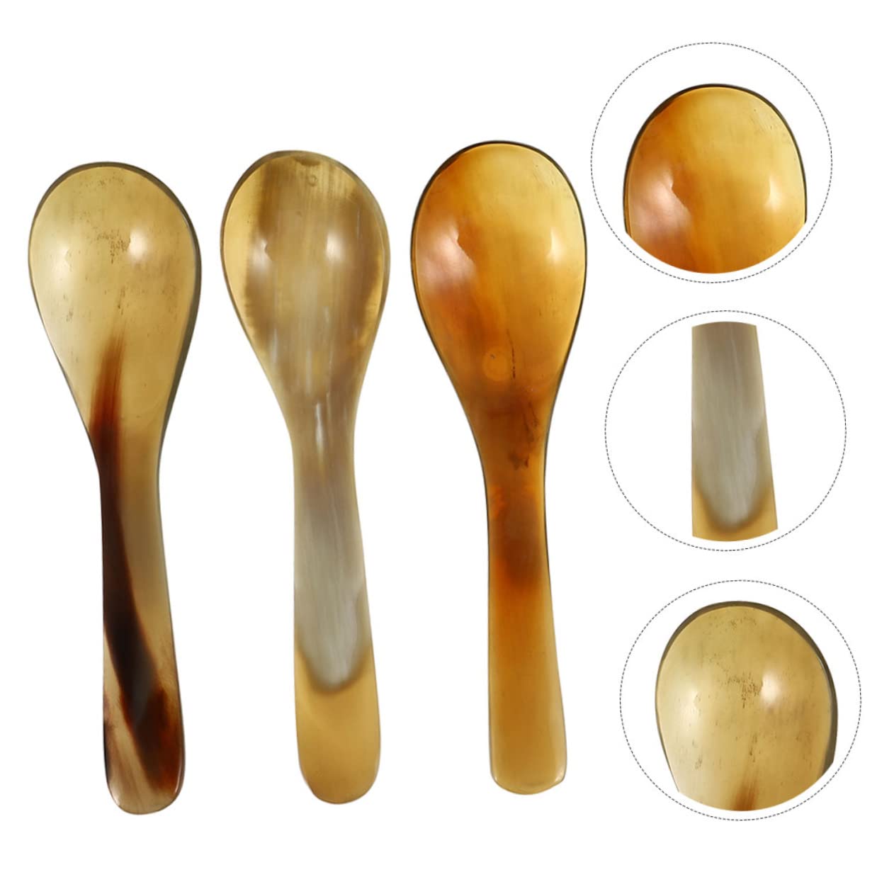 Lot De 5 Cuillères À Dessert Compactes Et Élégantes Pour Idéales Pour Servir Des Desserts 3 Pièces X 5 Pièces