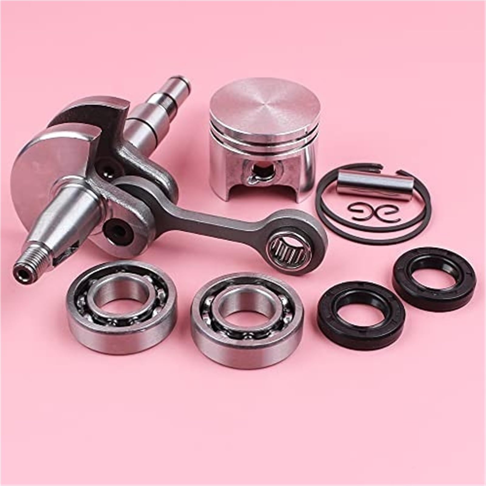 Albero motore 37mm pistone 8mm pin, per STIHL, for MS170 017 MS