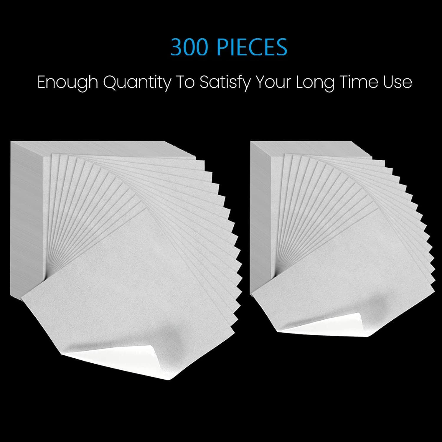 300 Pieces Diamond Painting Release Paper 16 ×12 and 15 ×10 Double-Sided Release Paper Non-Stick Diamond Painting Cover Replacement Paper, 5D Diamond Painting Accessories Tools