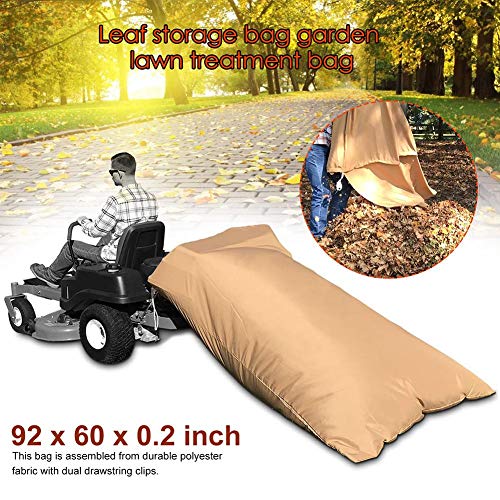 Youbeny Tractor Leaf Bag - Includes Speed Zipper for Fast Cleanup and Clean Out - Extra Durable Yard Bag Prevents Tearing and Surface Drag Tractors - 92600.2 inches Large Capacity