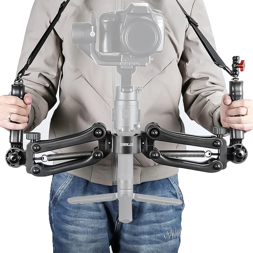Impugnatura Per Gimbal DJI Ronin S/SC – Regolabile 200°, Con Pattino Freddo, Lega Alluminio, Cuscinetto Silicone