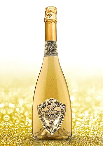 Miniatura 51 de Lussory Vino espumoso Brut desalcoholizado 0.0% sin alcohol burbujeante de España, bajo en calorías, bajo en azúcar, halal (25.4 fl oz, 1 botella)