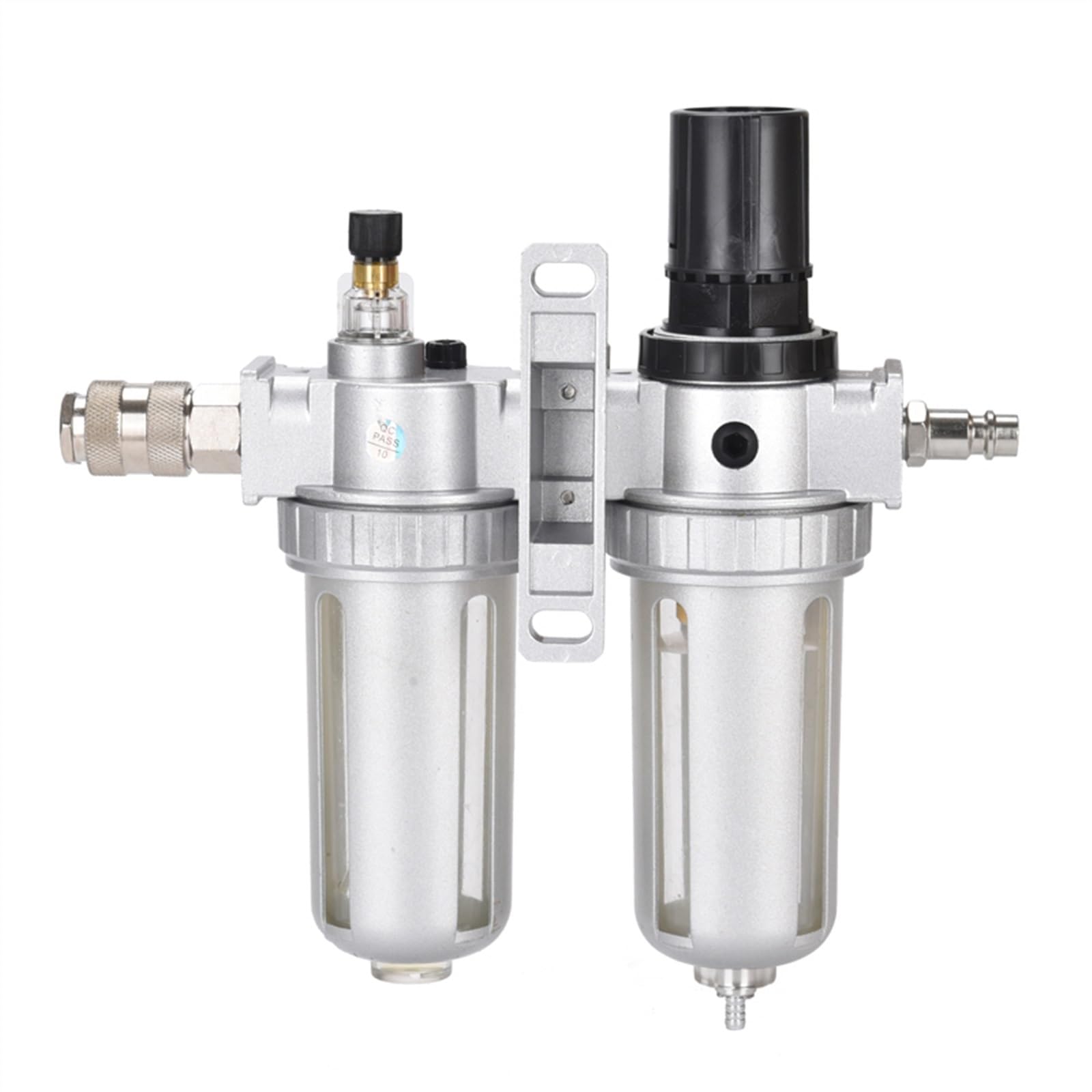 Filtre régulateur pneumatique, Filtre régulateur et lubrificateur pneumatique combinés SFC200 SFC300 SFC400, plusieurs tailles(400)