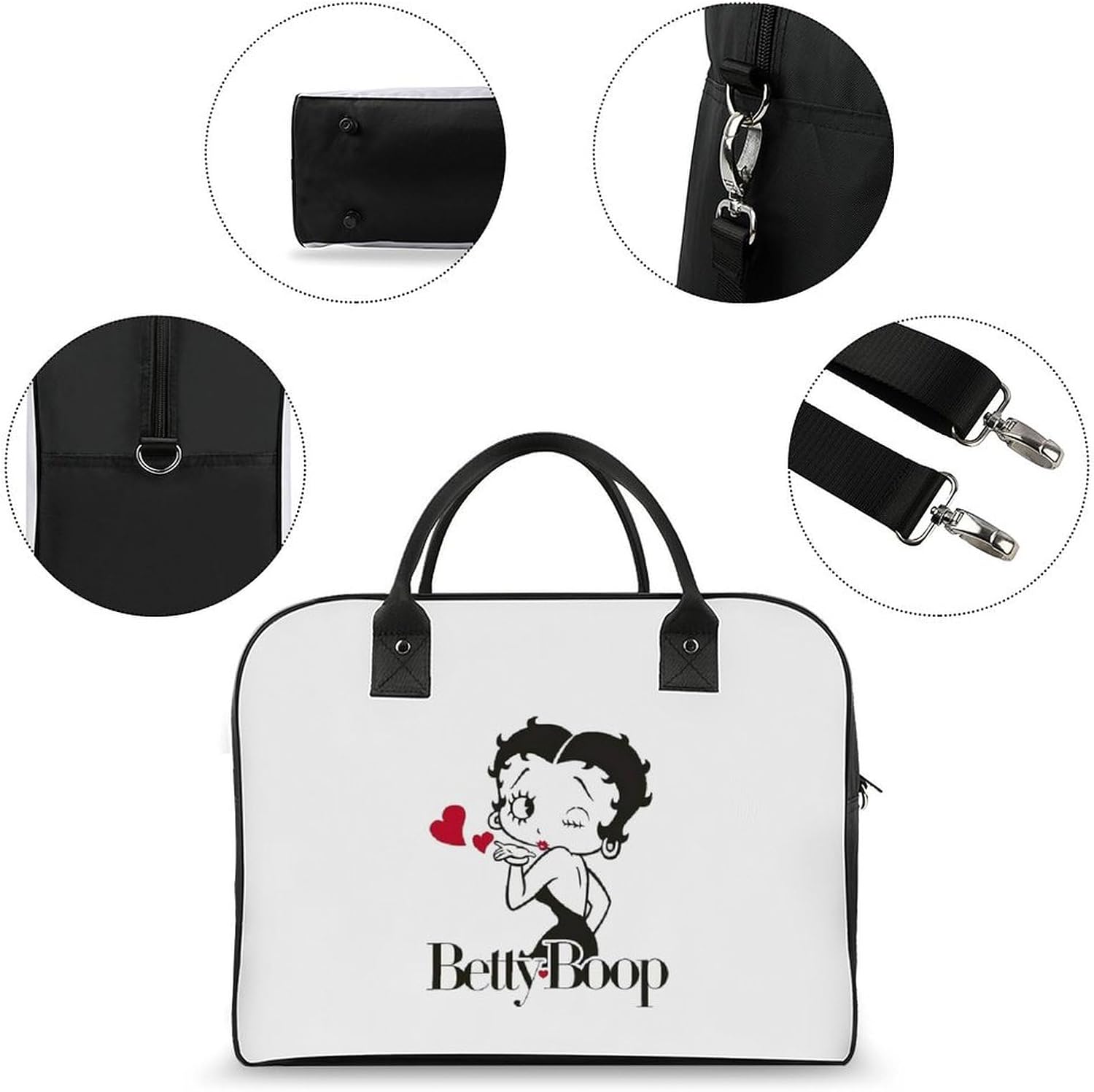 [Tavinesd] ベティー・ブープ ベティちゃん ハンドバッグ メンズハンドバッグショッピングバッグエコバッグ 耐久性のあるショ