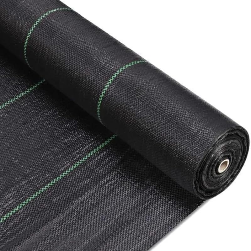 Telo Pacciamatura in Rotolo 2x25m - Anti Erbacce – Traspirante, Permeabile, Calpestabile e Drenante – Ideale per Orto, Giardino, Aiuole, Serre – Telo Pacciamatura Biodegradabile