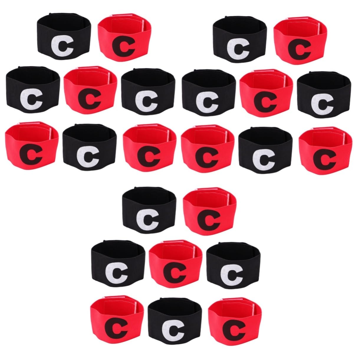 Mikikit Fascia Da Bracciali Calcio Gruppo Musicale Capitani Bande Captain Arm Bands Braccialetti Da Calcio Colorato Bracciali Da Calcio Fascia Da Calcio Black