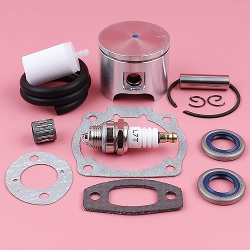 Fricgore Piezas de repuesto para junta de pistón de 1.811 in Kit de sello de aceite para motosierra Husquarna 55 Rancher reemplazar parte No.503 60