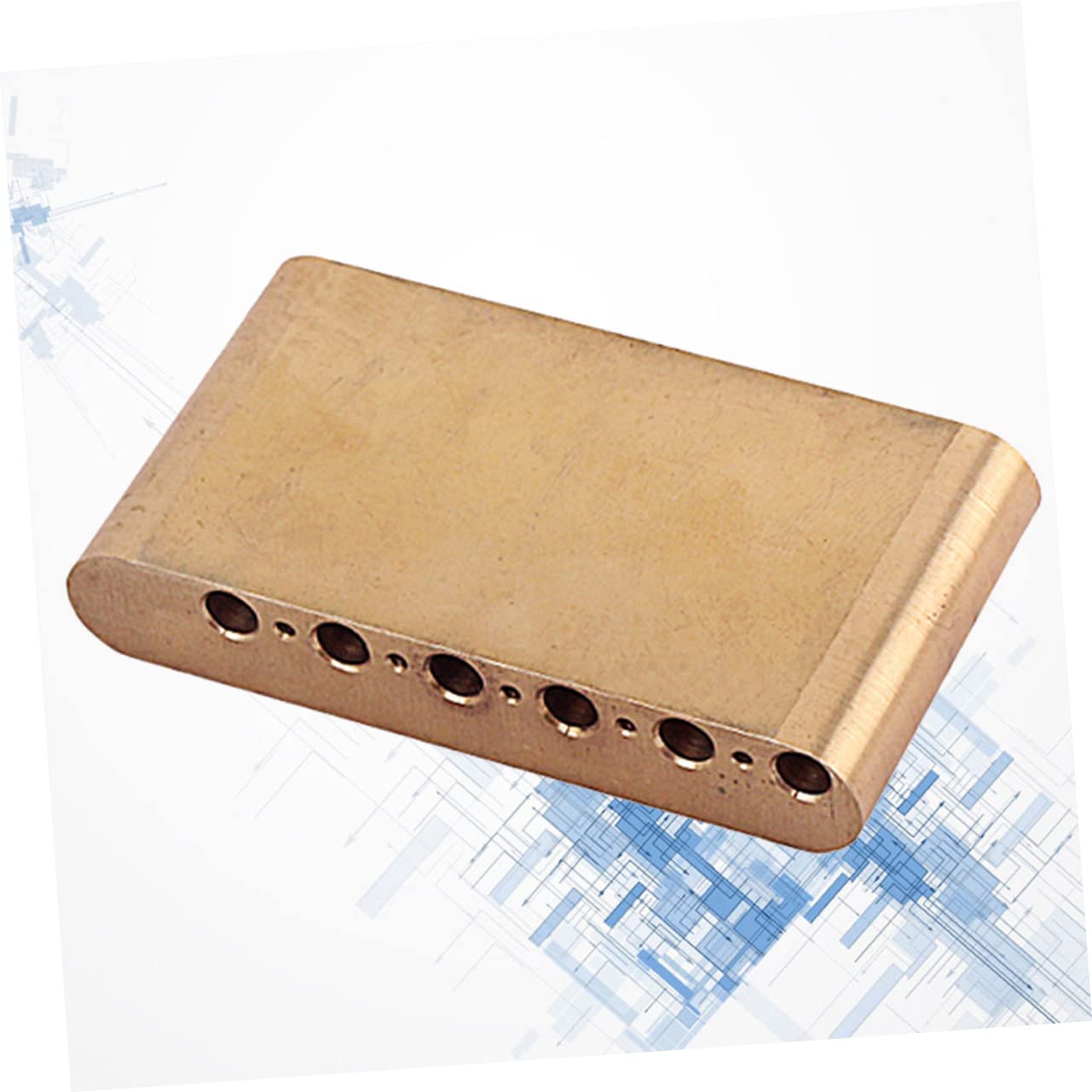 BESTonZON Gitara Blaszana Zamiennik Blok Tremolo Gitara Blok Tremolo Gitara Część Mostka Blok Tremolo Do Gitary