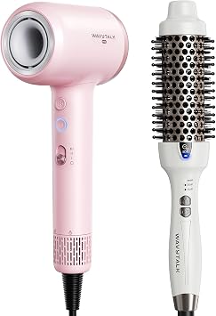Wavytalk Turblow Pro Fast Drying Hair Dryer Pink and Blowout Express Ionic Thermal Brush