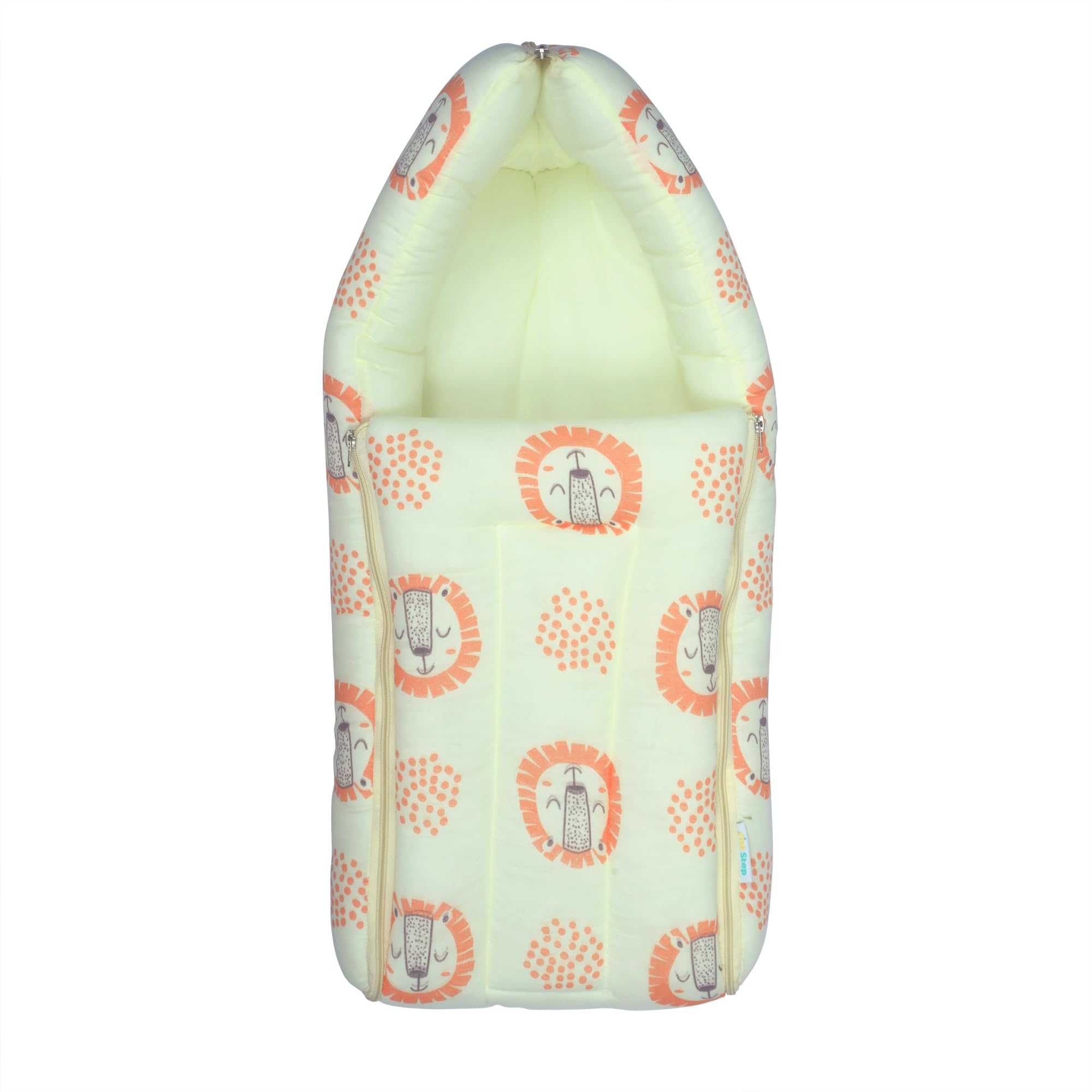 1ST STEP 100% Muslin Cotton 3 in 1 Baby Bed, Sleeping Bag & Carry Nest, Cotton Baby Bedding for New Born & Infant, Portable Bassinet, for Baby 