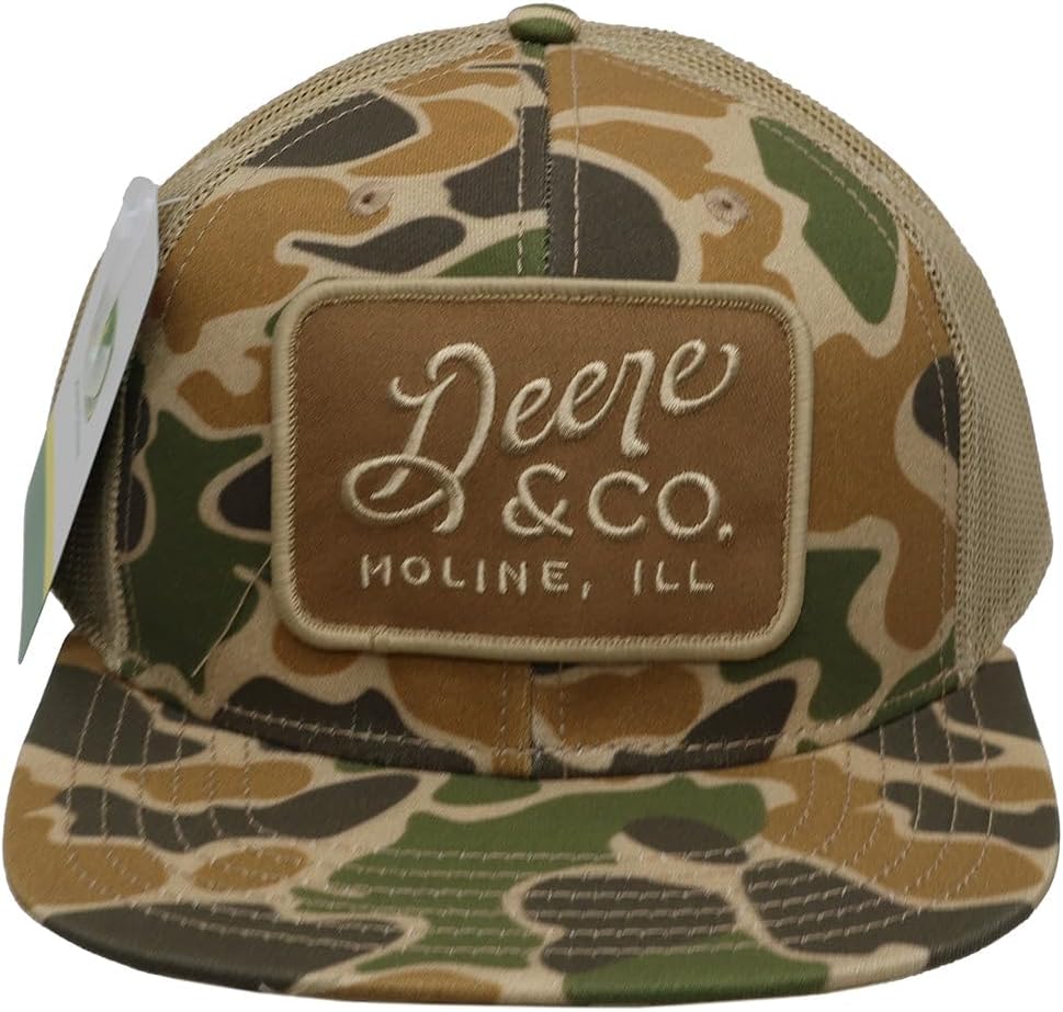 John Deere Men's Camo Deere Script Patch Hat/Cap - Image 5