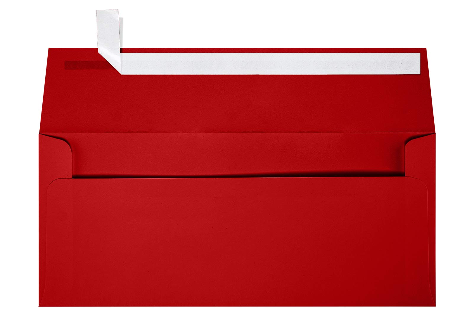 LUXPaper #9 Slimline Invitation Envelopes | Peel & Press | 3 7/8" x 8 7/8" | Ruby Red | 80lb. Text | 50 Qty