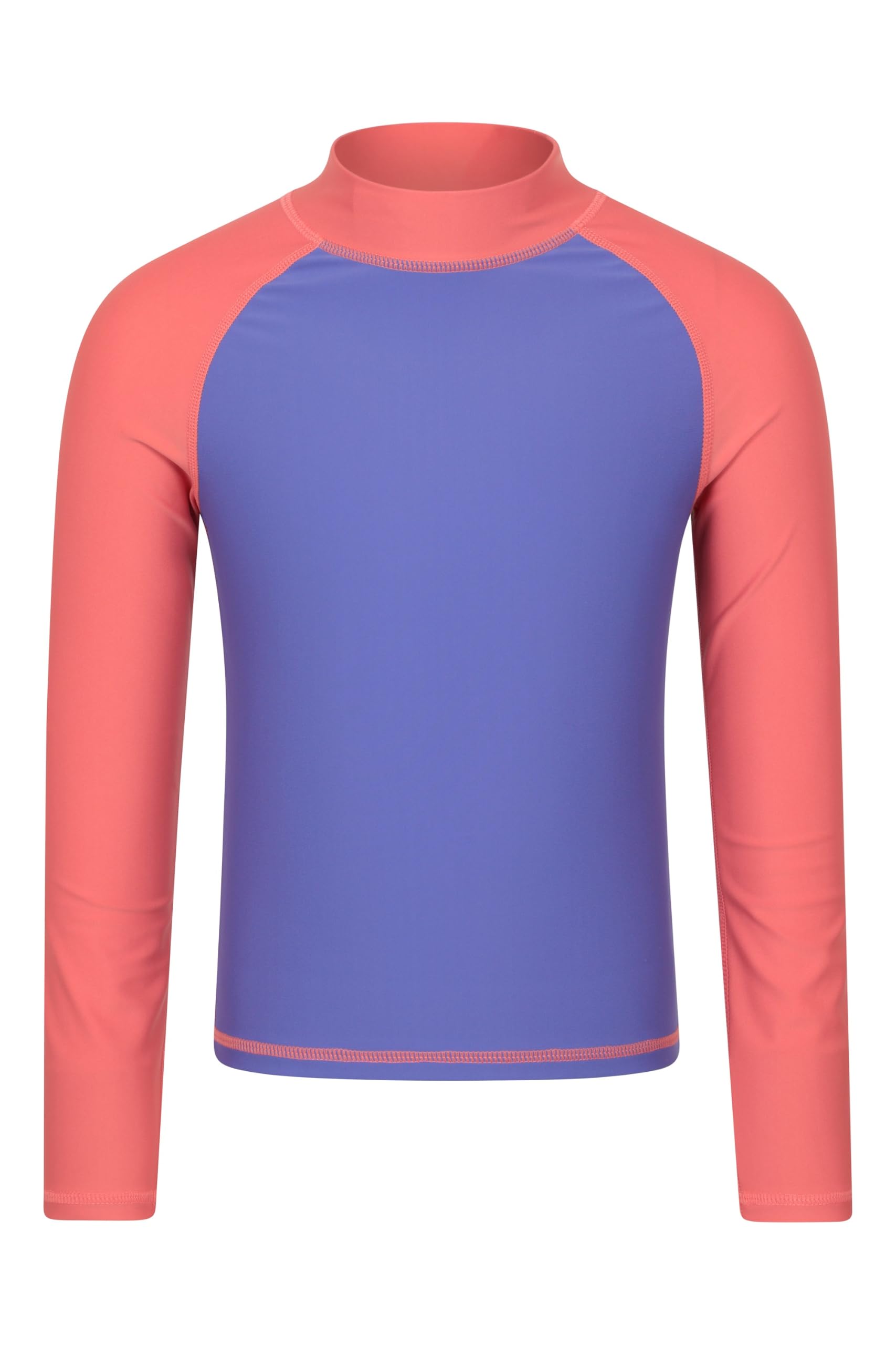 Kids Long Sleeved Rash Vest - Purple