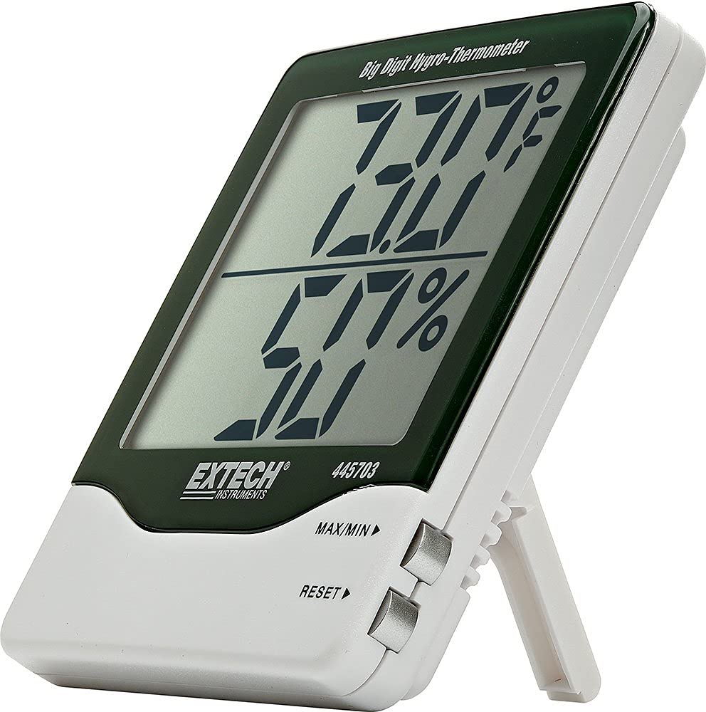 Extech Großziffriges Hygro-Thermometer, 1 Stück, 445703