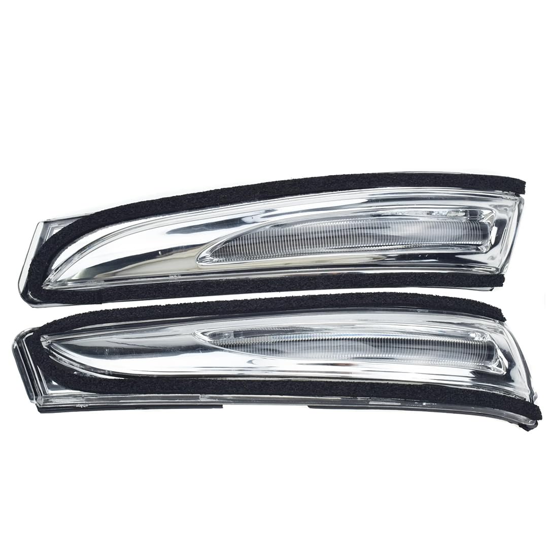 Rufutle Side Marker Lights for Hyundai i30 Accent Veloster Elantra, Left Right Side Mirror Turn Signal Light Lamp Indicator Repeater 87614-3X000/87624-3X000