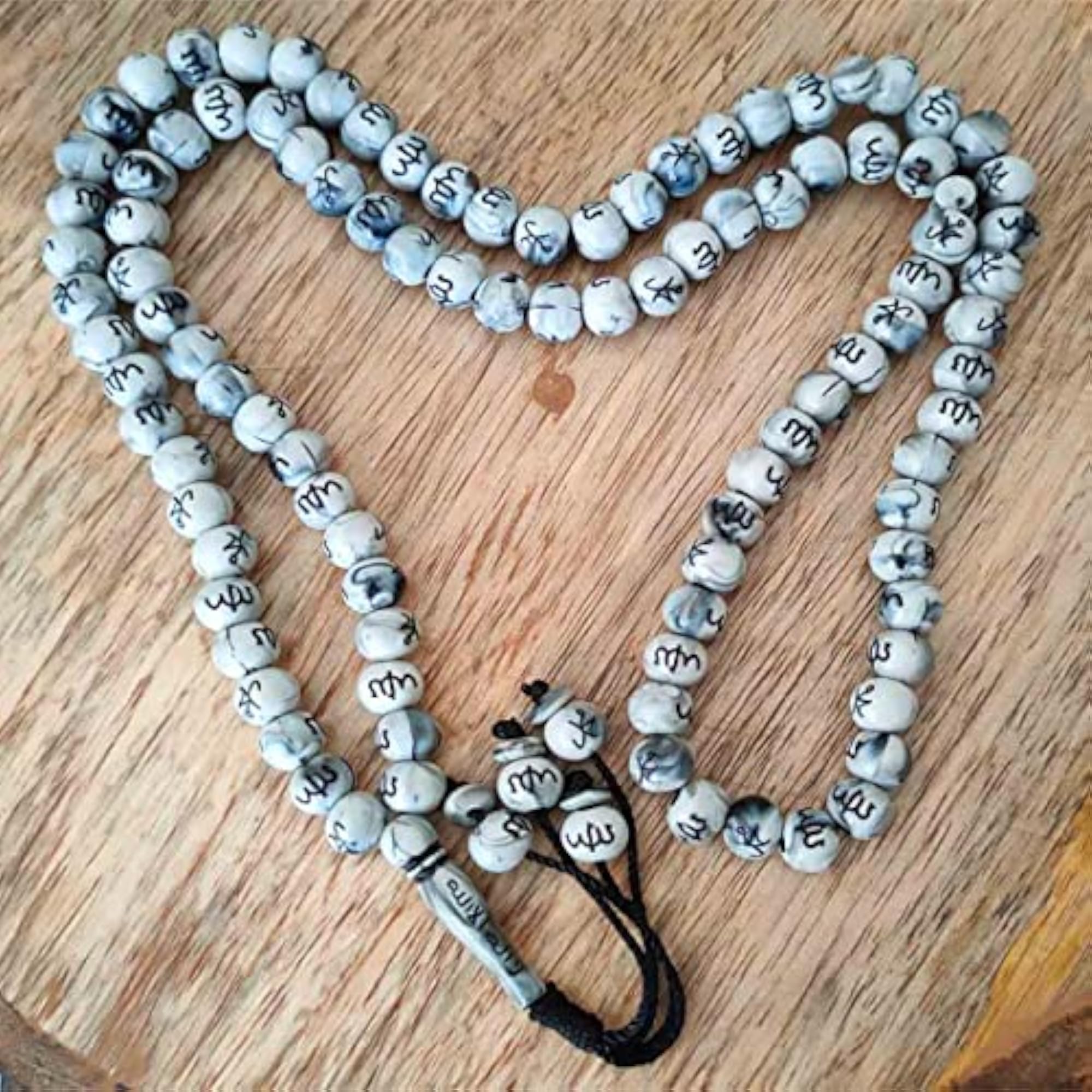 Tasbih Prayer 99 Beads Acrylic Necklace for Muslims