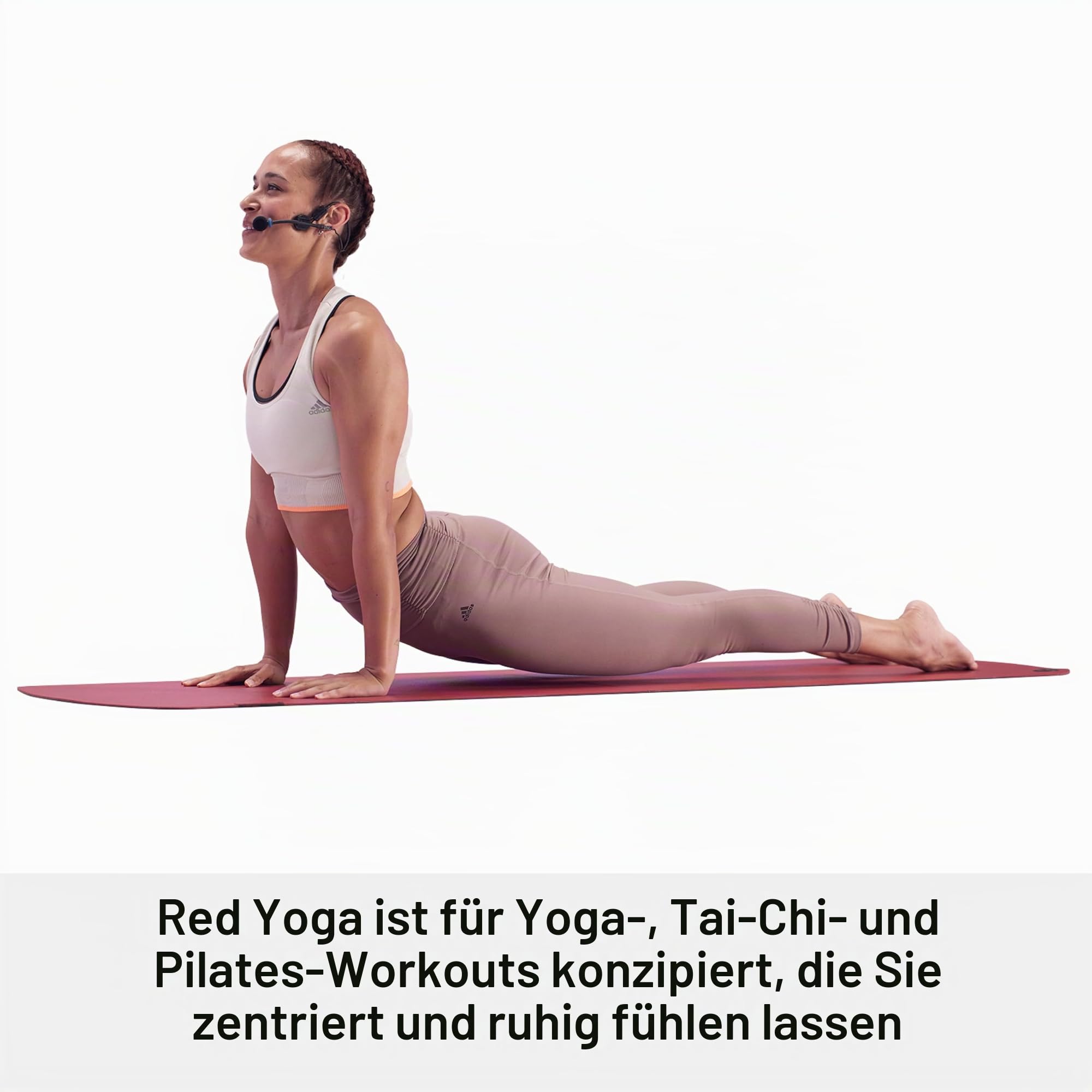 Les Mills™ MBX MAT™ Zweiseitig verwendbare Trainingsmatte für Yoga und dynamisches Fitnesstraining – für Zuhause und das Fitnessstudio