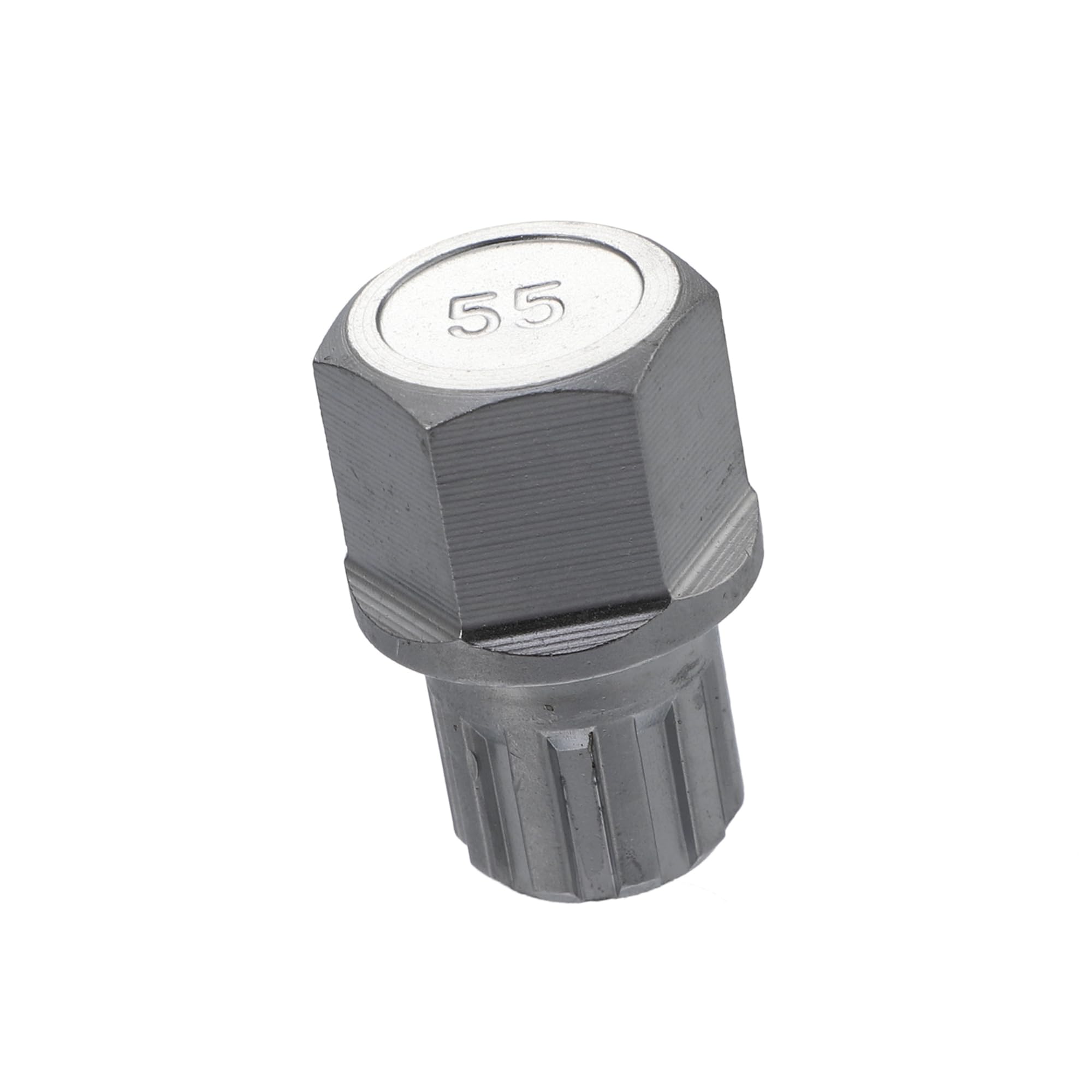 A ABSOPRO Extractor de Pernos de Cubo de Coche Rueda Bloqueo Orejeta Tuerca Antirrobo Zócalo Llave Rueda Bloqueo Llave 55/10PT Reemplazo de artículo