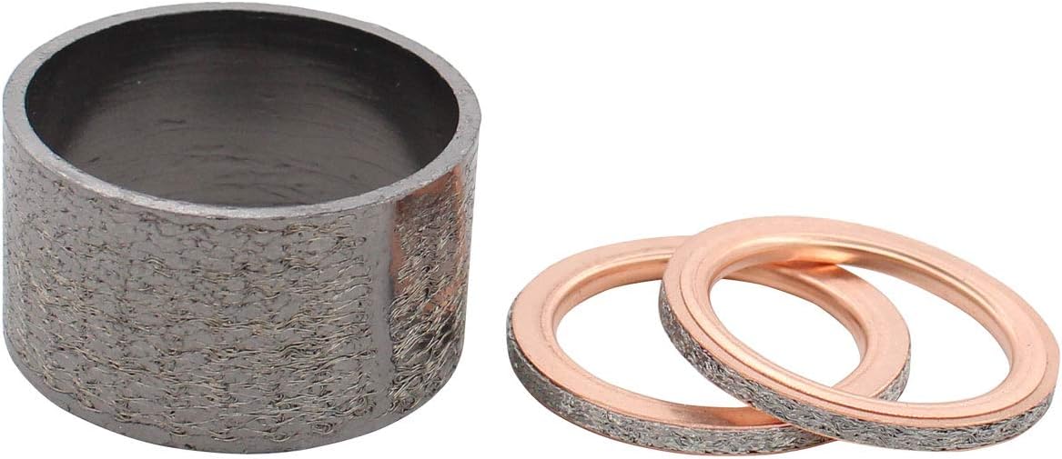 MOTOKU Exhaust Gasket Exhaust Pipe Muffler Silencer for