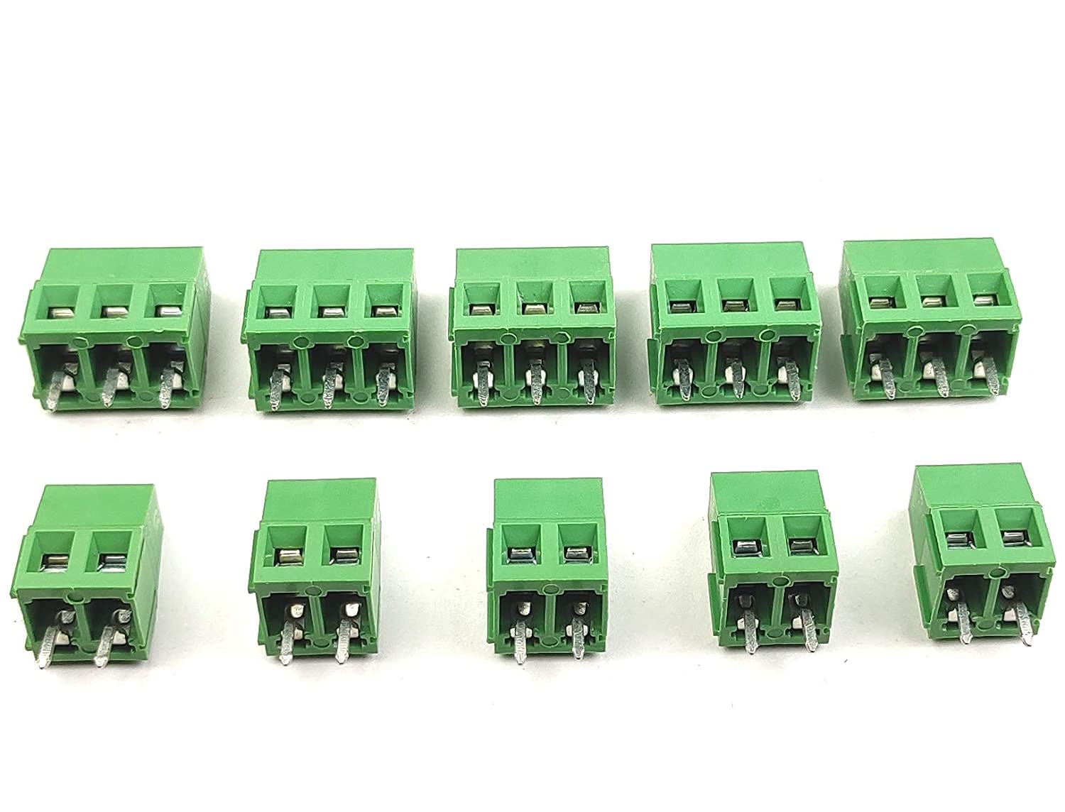 E-INFINITY pack of 10pcs 2 Pin 3 Pin Terminal Block Wire Connector green color Pcb Mount Combo Pack Of 10 Pcs 2PIN 5PIECES AND 3PIN 5PIECES (B09BW1PWCK) Amazon Price History, Amazon Price Tracker