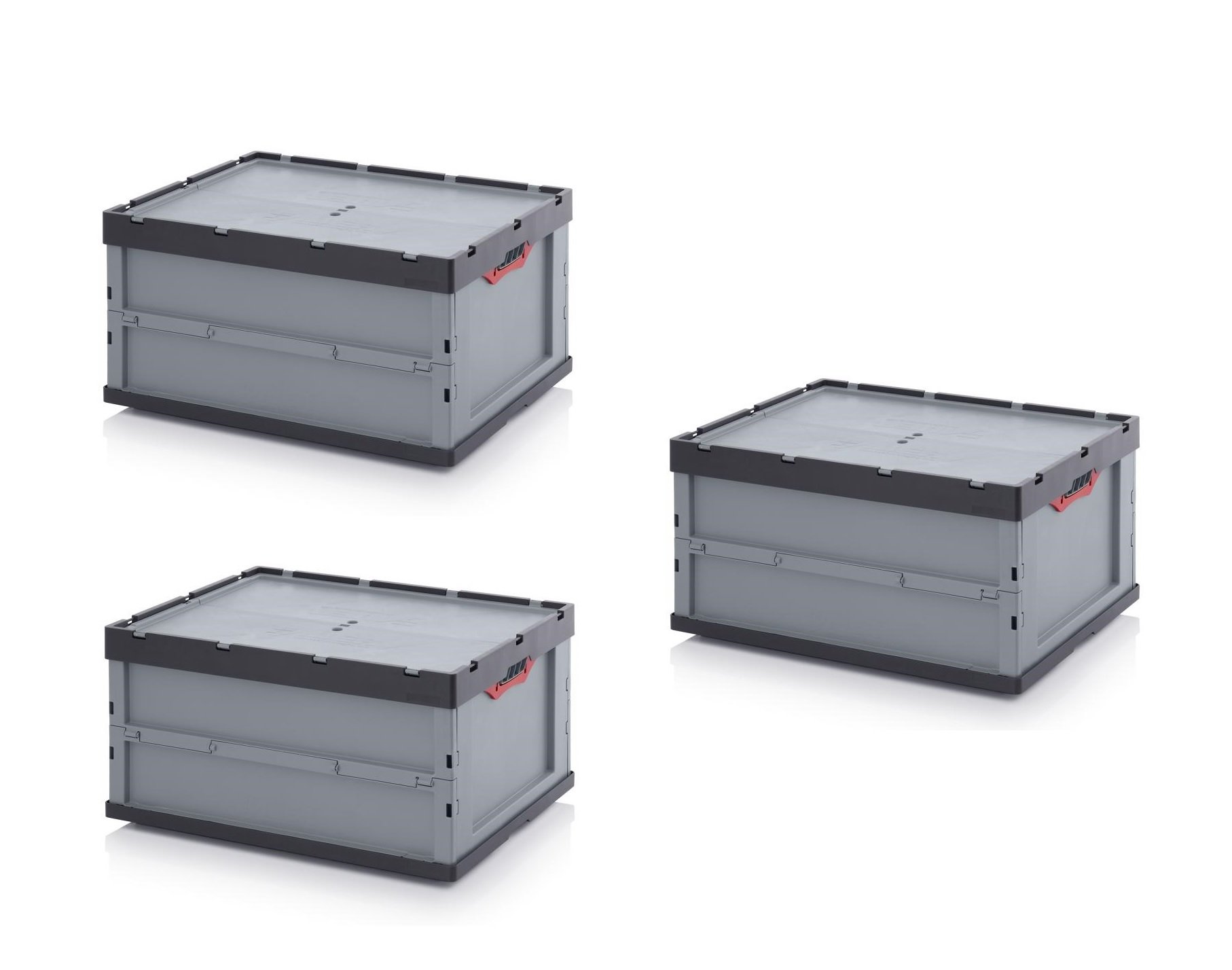 Profi-Faltbox 80 x 60 x 44 mit Deckel inkl. gratis Zollstock * große Auer Klappbox