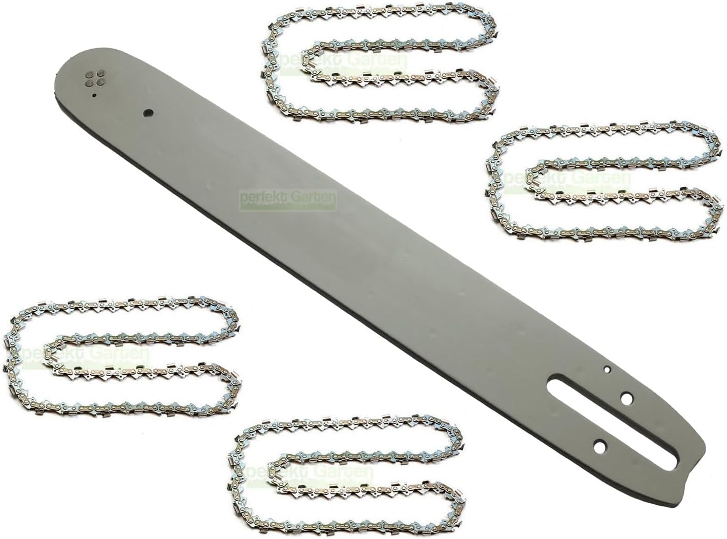 37 cm 1.6mm 0.325" 62 TG bar + 4 Chains Compatible with Stihl 024 AV MS240 Saw Chain