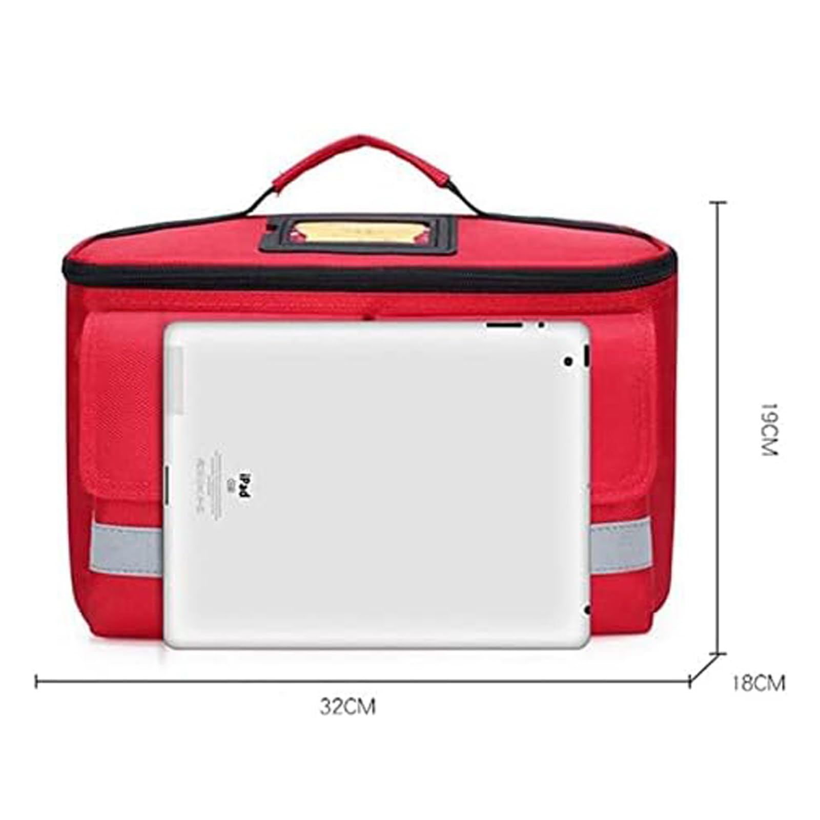 Puste apteczki pierwszej pomocy， Plecak z apteczką pierwszej pomocy z paskiem na ramię wielokolorowy(Red)