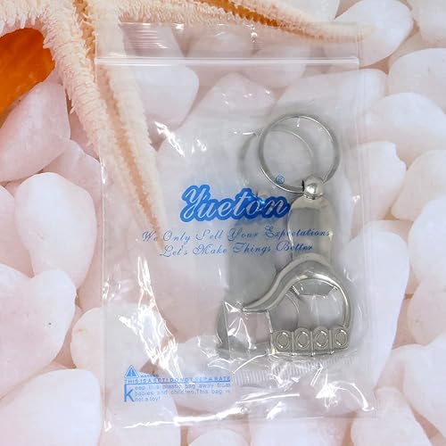 Miniatura 8 de yueton 2 unids lindo abrebotellas de palma y pie llavero aleación novedad creativa cerveza vino abrebotellas fiesta favores mochila colgante