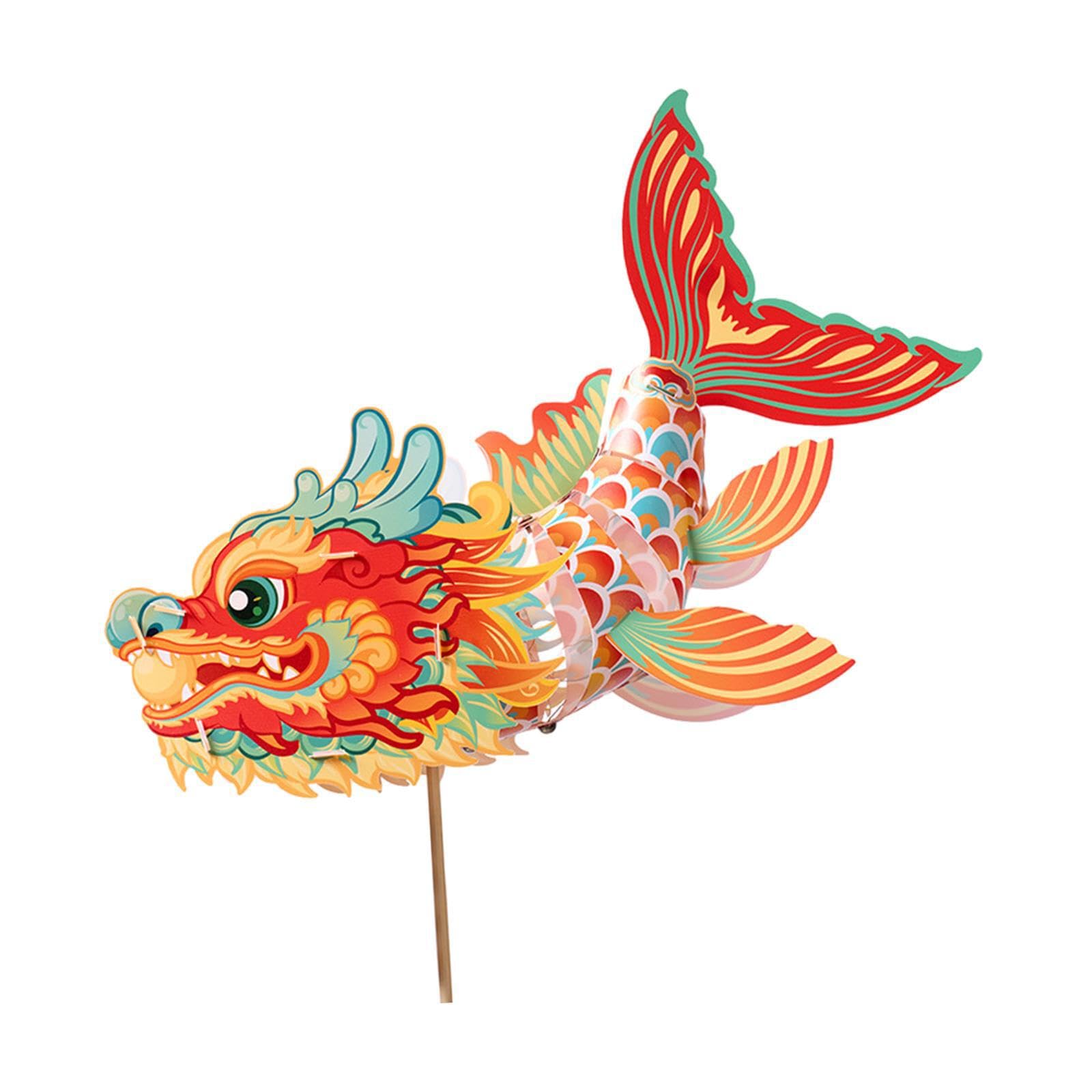 CYDZSRA Handheld Lantern Chinese New Year Lantern DIY Set DIY Craft Unique Portable Decoration Parties Colleagues Portable Cartoon 2024 Spring Festival