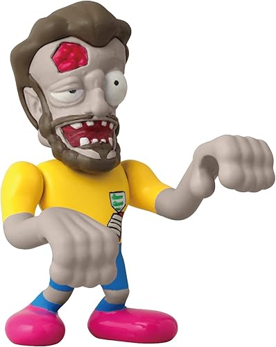 Miniatura 8 de Bandai Namco - World of Zombies - Figura de 2.5 pulgadas (2.5 pulgadas) - Jugador de fútbol Zrazil y figura secreta