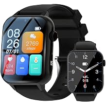 Fall Detection Smart Watch for Seniors Anti-Lost Bracelet for Elderly with SOS Emergency Alert Geo-Fence GPS Tracking HD Video Call Heart Rate Monitor Long Battery Life