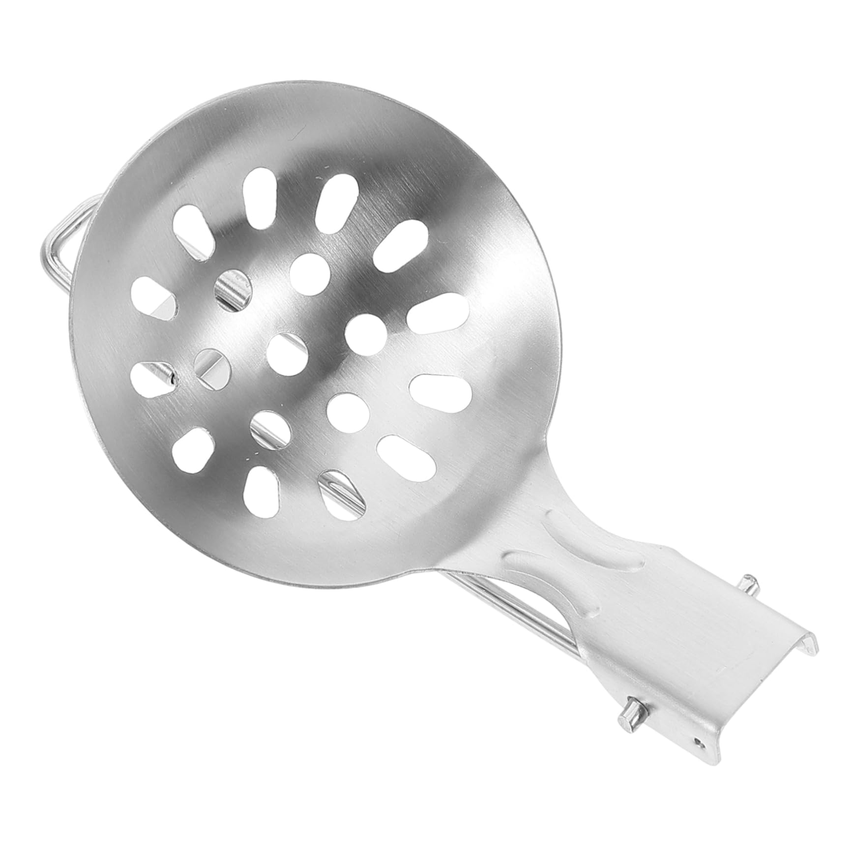 Totority Stainless Steel Folding Spoon Multi-functional Travel Utensil for Camping Backpacking and Outdoor Cooking Compact Design for Easy Storage and Carrying Durable Kitchen Tool