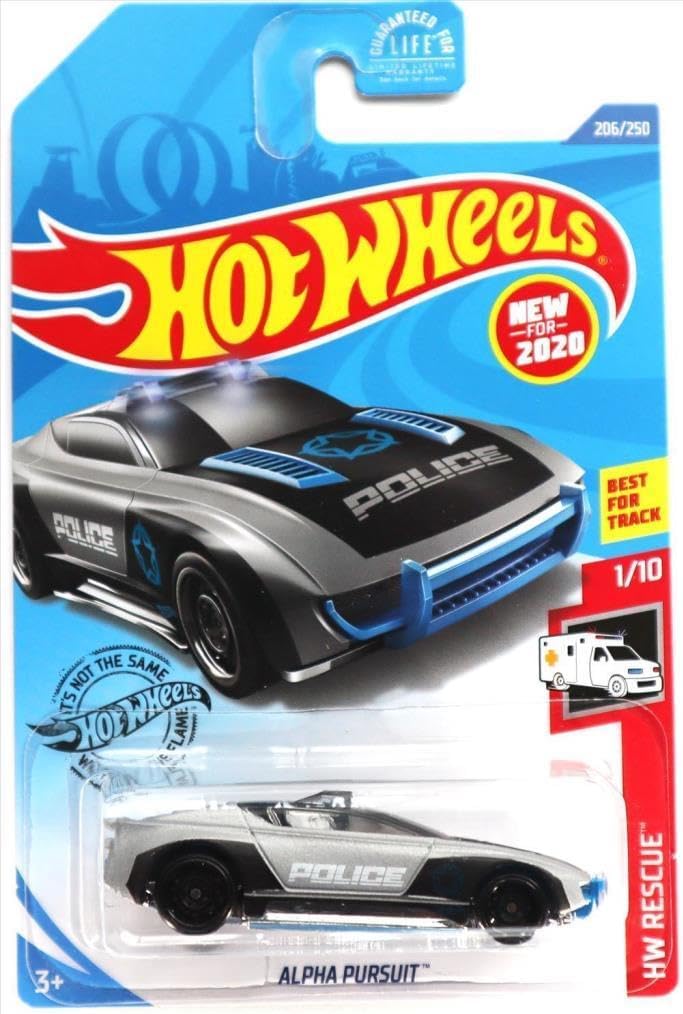 Hot Wheels 2020 Hw Rescue Alpha Pursuit, Gray 206/250