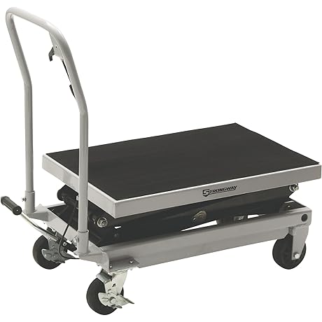 Strongway 2-Speed Hydraulic Rapid Lift XT Table Cart: Empowering Colossal Burdens with...
