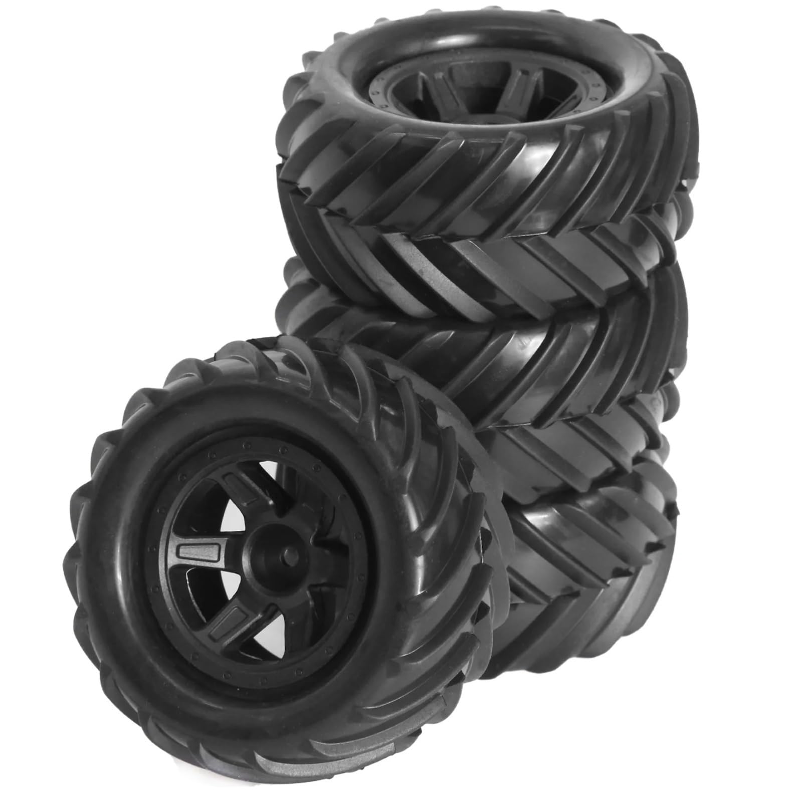 Per Traxxas Per E-Revo Per MJX 16207 16208 Per SCY 16101 Per HBX 1/16 4 Pezzi Monster Truck Per Buggy Pneumatici Ruota Esagonale RC Parti Di Automobili Ricambi Modellini RC