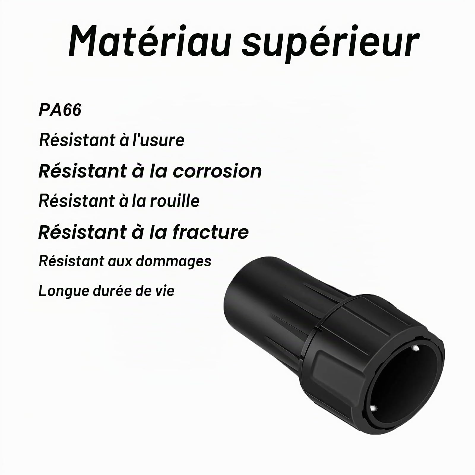 DWV9000 Adaptateur universel pour DeWalt - Adaptateur d'aspiration à fermeture rapide pour outils électriques - Raccord d'aspirateur compatible avec DWV902M DWE6423 et ponceuse excentrique