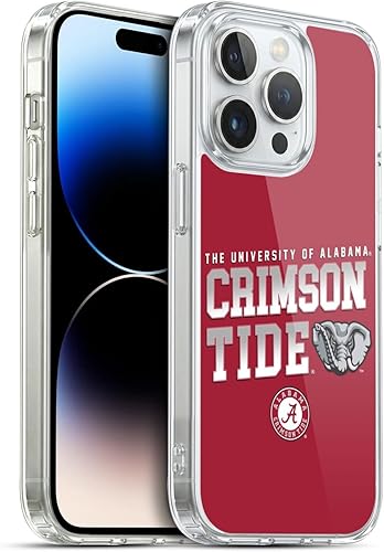 Miniatura 260 de Head Case Designs Funda de gel con logotipo oficial de la Universidad de Alabama UA [protección de grado militar] compatible con Apple iPhone 11