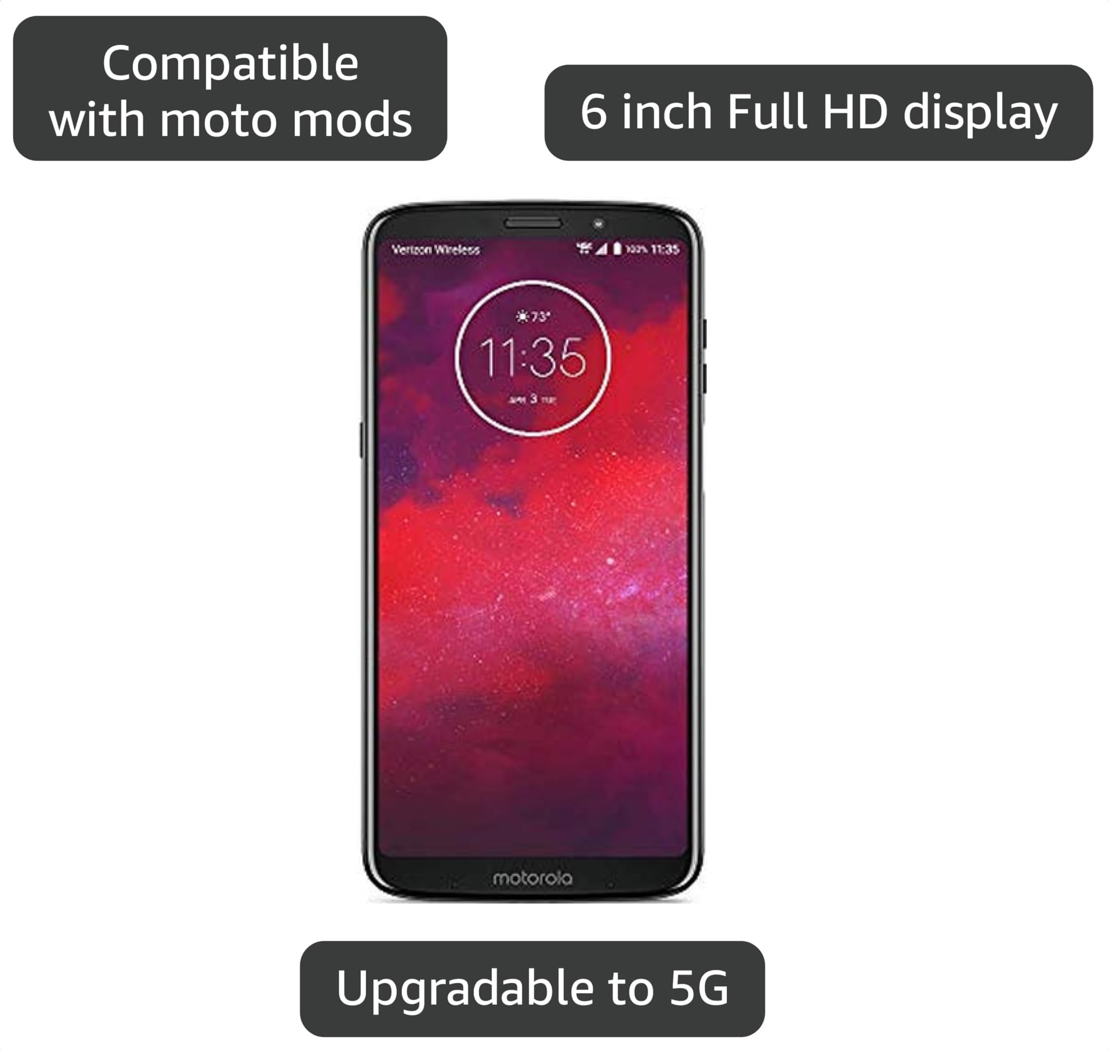 Amazon.com: Motorola Moto Z3 MOTXT192917 for Verizon - 5G
