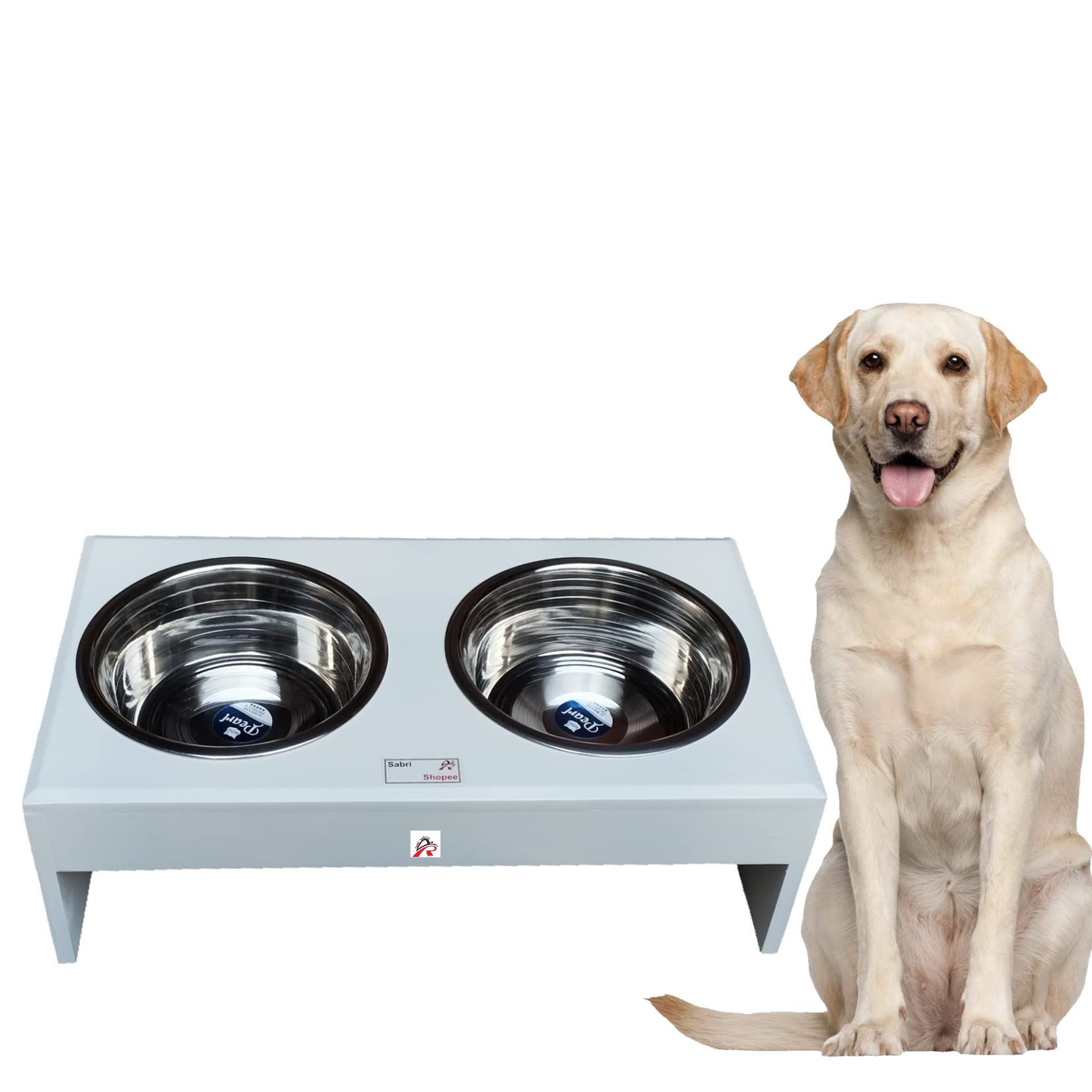 Sabri SHOPEE Handcrafted Wooden Dog Feeding Stand Vintage Style Elevated Pet Feeder (B092B5B2T1) Amazon Price History, Amazon Price Tracker