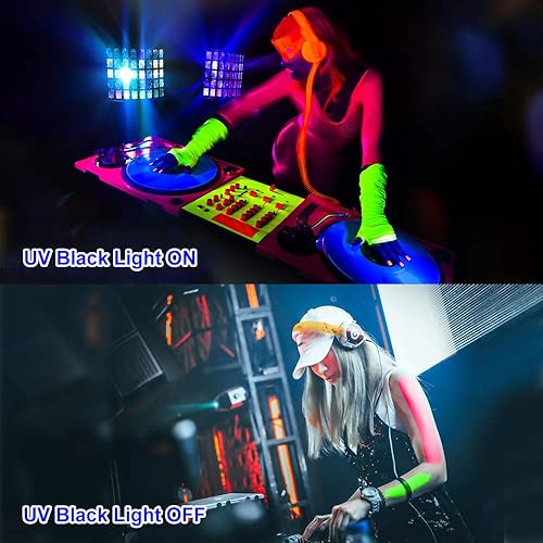 Miniatura 3 de Luz LED negra de 30 W, luz LED UV impermeable IP66, luz UV con enchufe UL, iluminación de luz negra para fiesta de baile, brilla en la oscuridad,