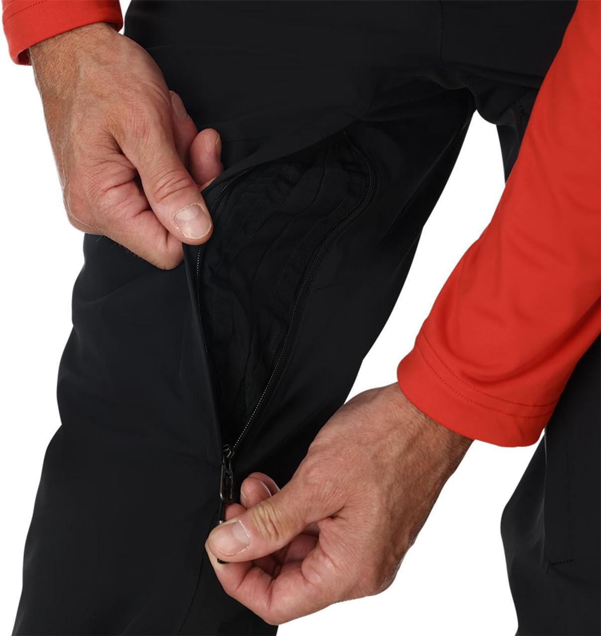 Spyder M BORMIO PANTS (Men's), Black, Large, REGULAR